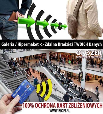 Nie daj się okraść - Zapezpiecz Twoją Kartę Zbliżeniową przez Skopiowaniem