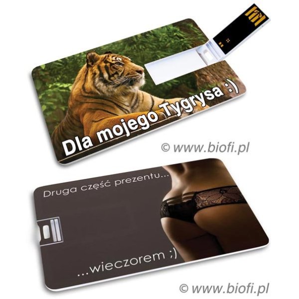 KIBA-009: Prezent dla Niego :) - GROZER Karta 64GB USB 2.0 + 5 x ETUI RFID
