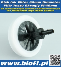 Dish Ink Filter Fi 46mm Tube ID=3mm