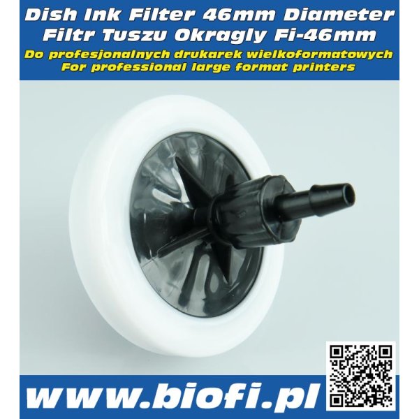 Dish Ink Filter Fi 46mm Tube ID=2mm