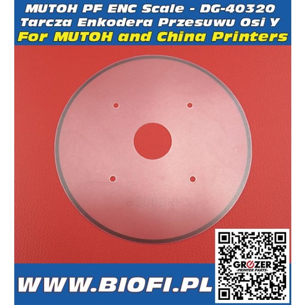 MUTOH PF ENC Scale - DG-40320 Tarcza Enkodera Przesuwu Osi Y