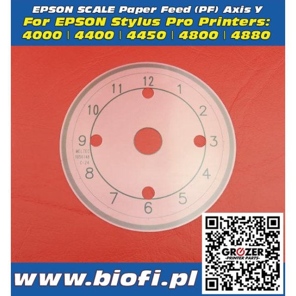 EPSON Stylus Pro 4880 Tarcza Enkodera Przesuwu Osi Y
