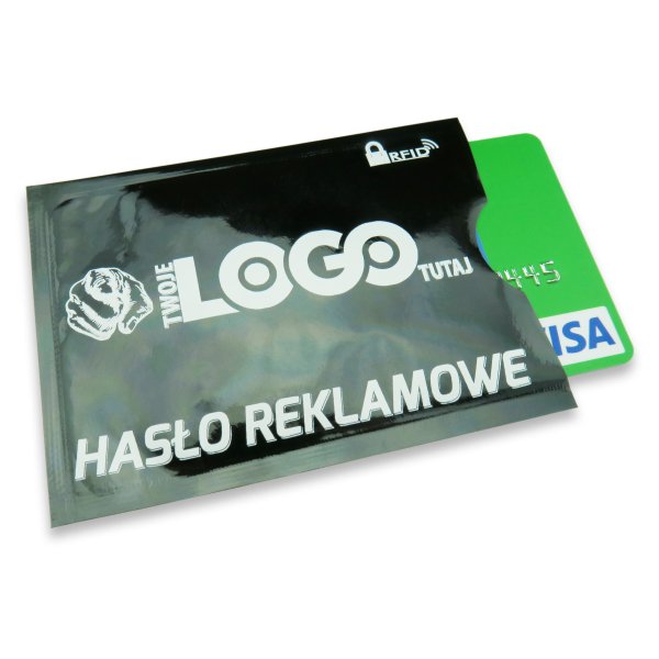 Etui RFID na Kartę - Czarne