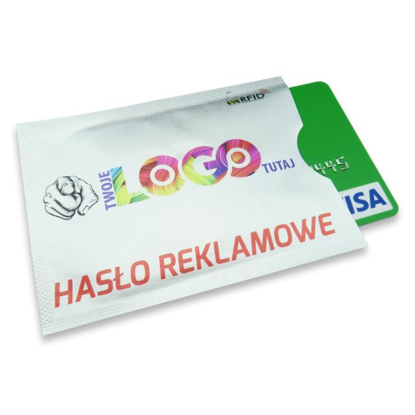 Etui RFID na Kartę - Srebrne