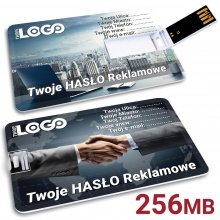 USB 2.0 256MB Profesjonalny Nośnik Danych i Reklamy - Karta Pendrive GROZER