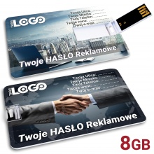 USB 2.0 8GB Profesjonalny Nośnik Danych i Reklamy - Karta Pendrive GROZER