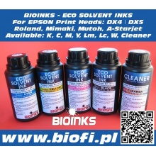 BIOINKS BIO-ESE Eco-Solvent - K, C, M, Y, Lc, Lm - 500ml