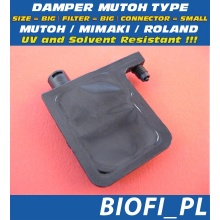 Damper MUTOH Rozmiar=D, Filtr=D, Złącze=M, Wlot=Okrąg UV