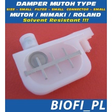 Damper MUTOH Rozmiar=M, Filtr=M, Złącze=M, Wlot=Okrąg Standard