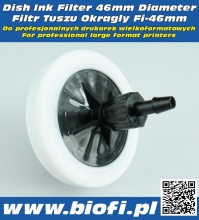 Dish Ink Filter Fi 46mm Tube ID=2mm
