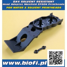 DX4 Solvent Resistant Head Adapter, Manifold EPSON Base