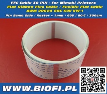 FFC Cable 30 PIN 300cm - Taśma Sygnałowa FFC Mimaki