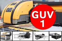 GUV 1 - Nadruk Cyfrowy UV LED 16,7 MLN Kolorów + Biały -  do 4cm2