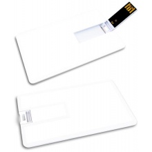 KIBA-001: Biała Karta Pendrive - GROZER Karta 16GB USB 2.0 + 5 x ETUI RFID