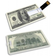 KIBA-020: 100 Dolarów - GROZER Karta 16GB USB 2.0 + 5 x ETUI RFID