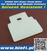 Wiper Blade White - Wycieraczka - EPSON DX4 Roland - Mimaki