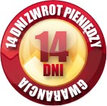 100% Gwarancji Satysfakcji - Zwrot pieniędzy w ciągu 14 dni bez pytania