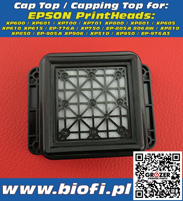 Cap Top / Capping Top EPSON XP-600, Solvent & UV Resistant