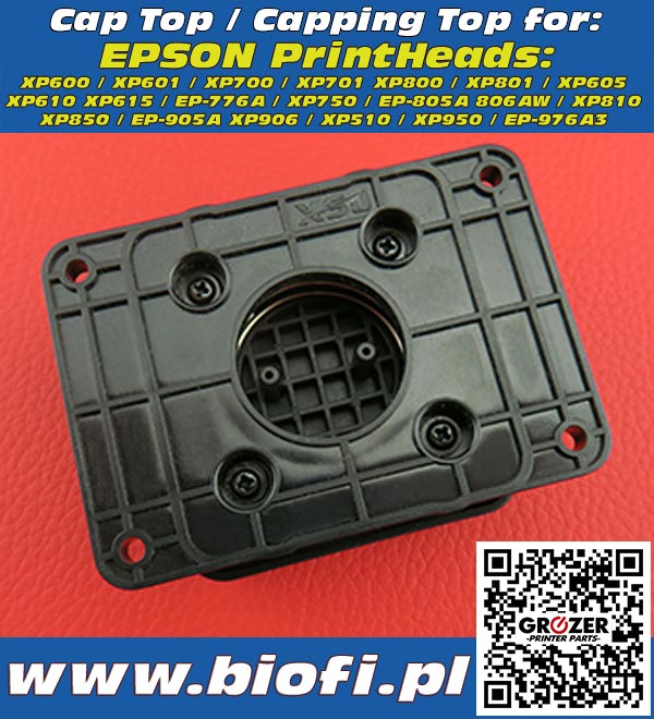 Cap Top / Capping Top EPSON XP-600, Solvent & UV Resistant