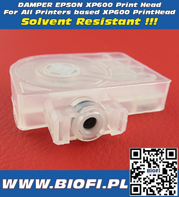 EPSON XP600 PrintHead Damper Odporny na Solvent / Solvent Resistant