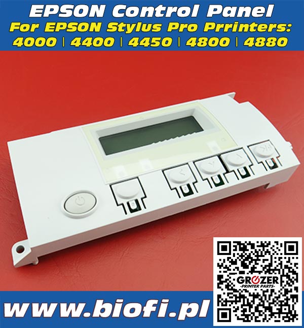 EPSON Stylus Pro 
Control Panel - GROZER PRINTERS Parts