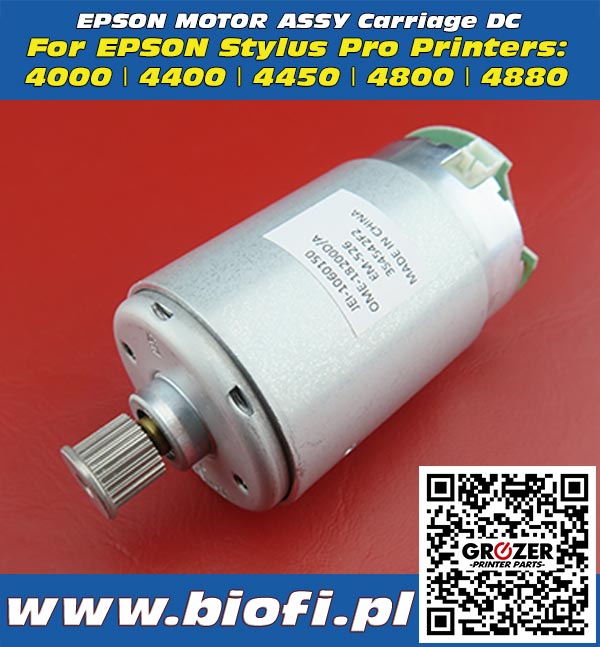 EPSON Stylus Pro 
MOTOR ASSY Carriage DC - Silnik Przesuwu Karetki Drukującej - GROZER PRINTERS Parts