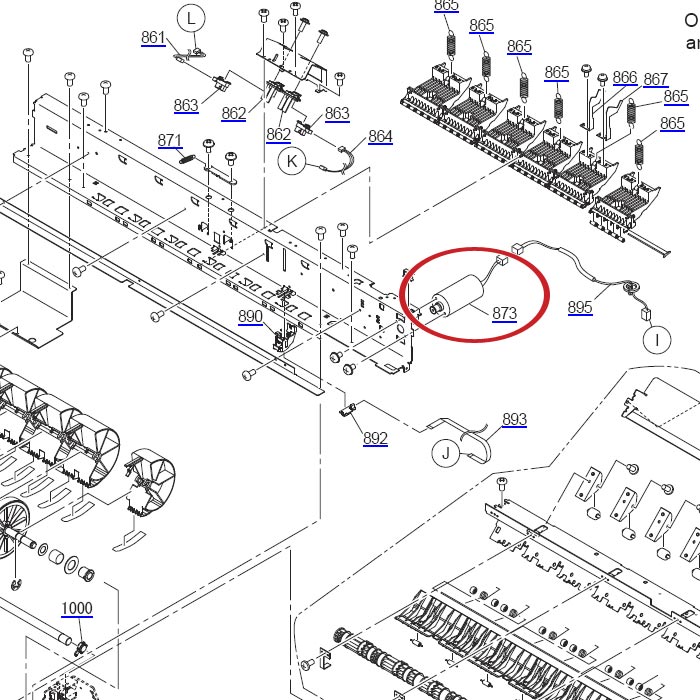 EPSON MOTOR ASSY. CR DC