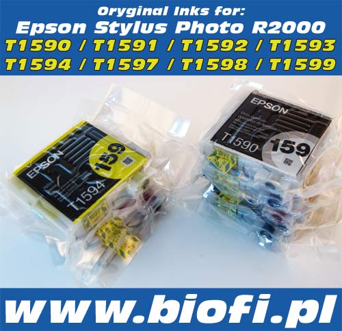 Genuine Epson Consumable Inks Epson R2000