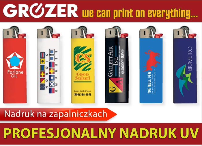 GROZER Printing - Nadruk na zapalniczkach