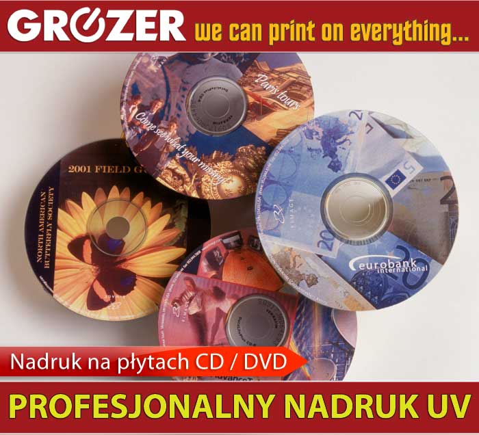 GROZER Printing - Nadruk na płytach DVD / CD